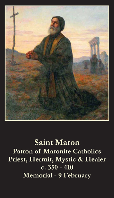 St. Maron Prayer Card